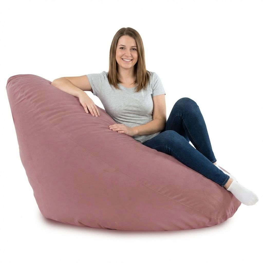 Sitzsack Flumpster Cloud XXL, altrose