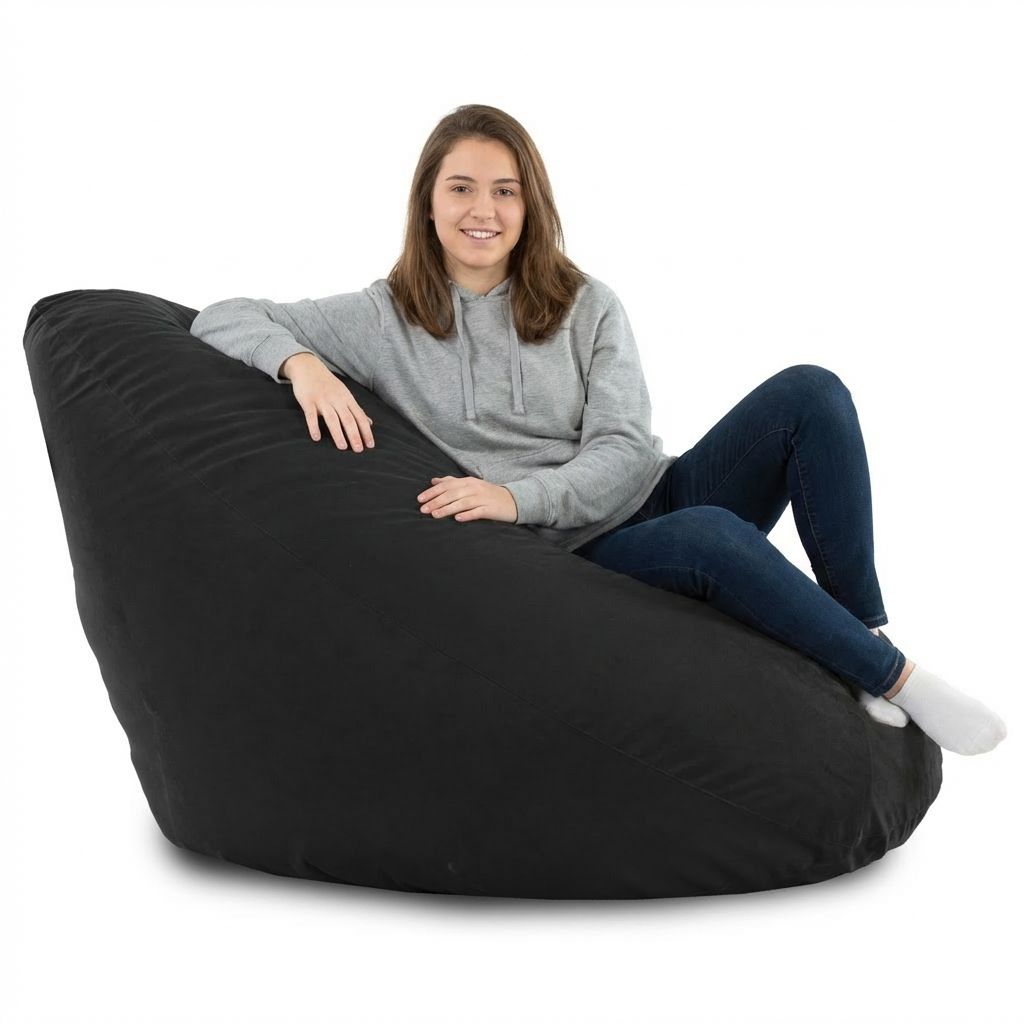 Sitzsack Flumpster Cloud XXL, schwarz
