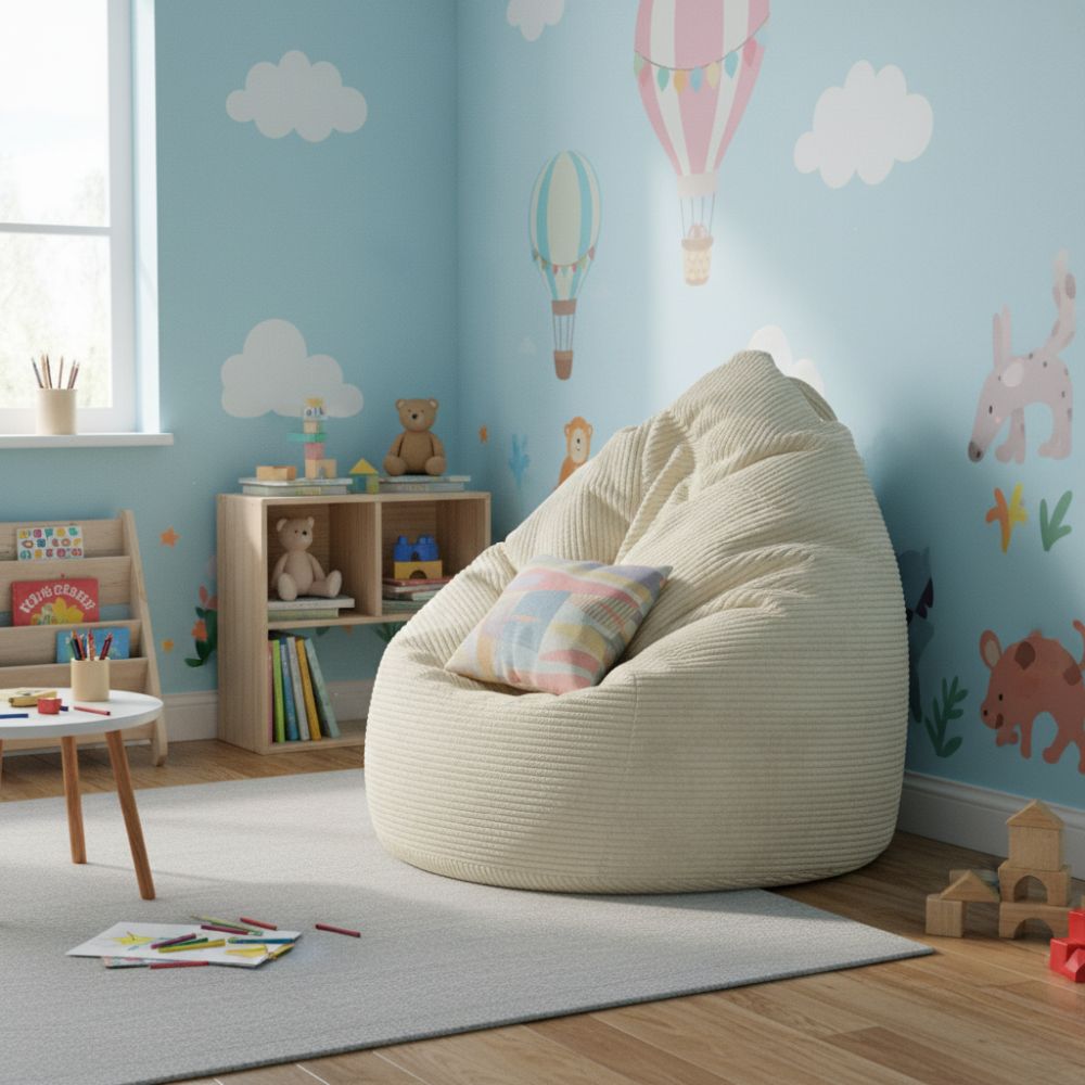 Sitzsack Flumpy L beige kinderzimmer