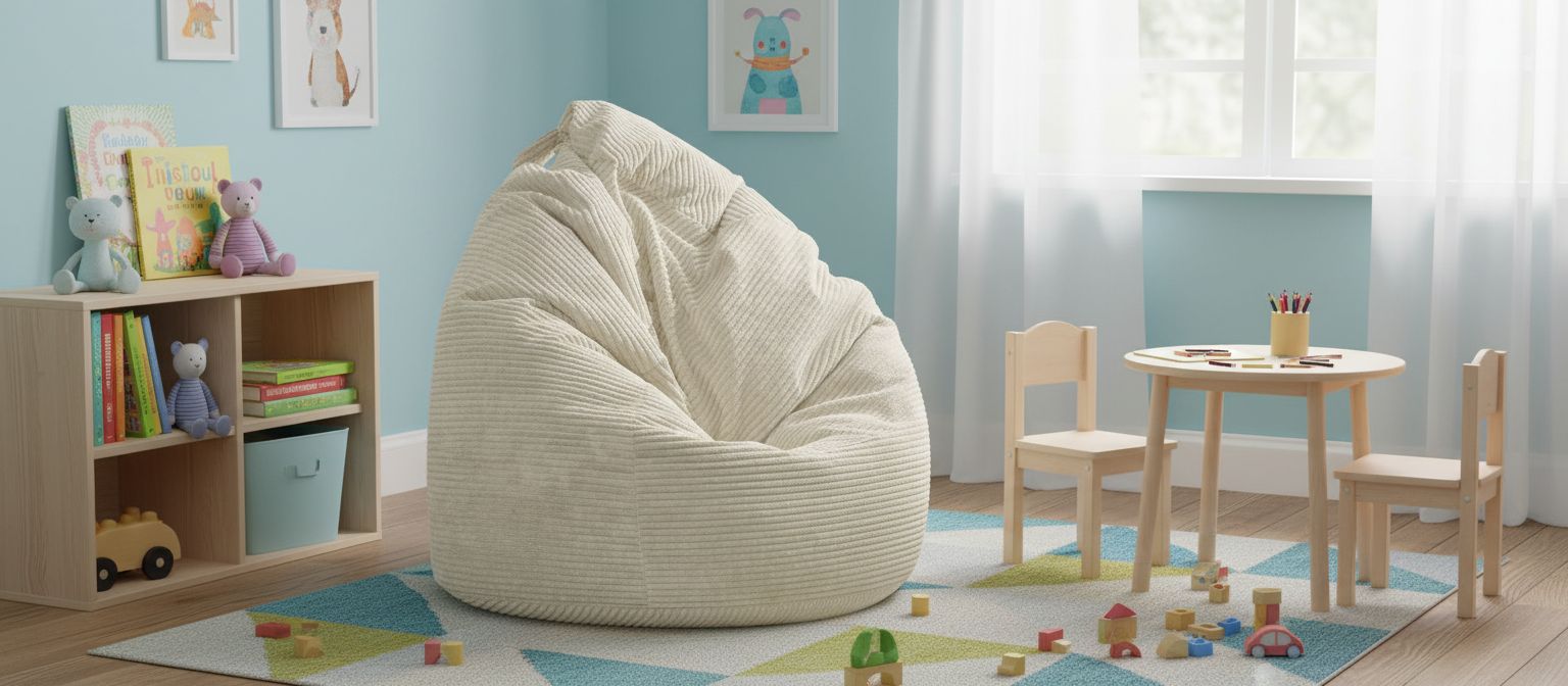 Sitzsack Flumpy L beige grossansicht