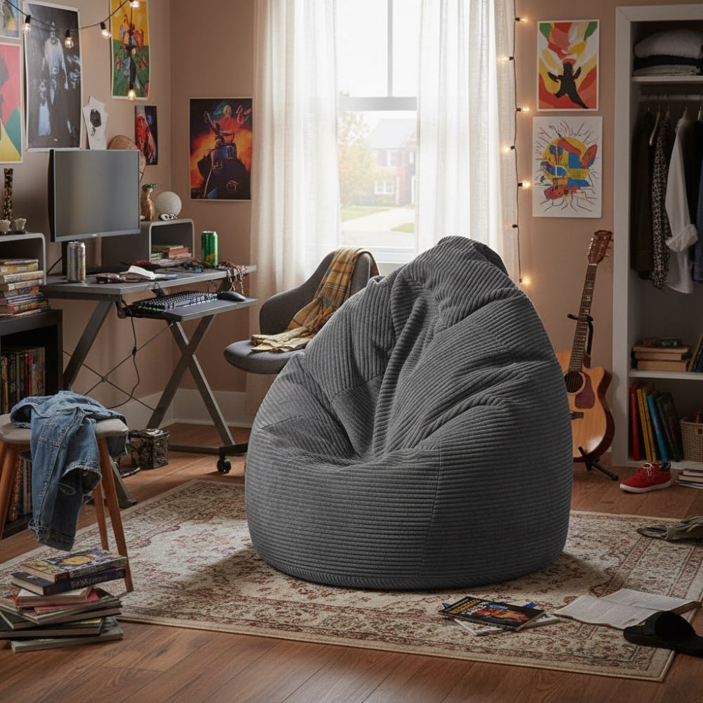 Sitzsack Flumpy Dune XL anthrazit teenagerzimmer