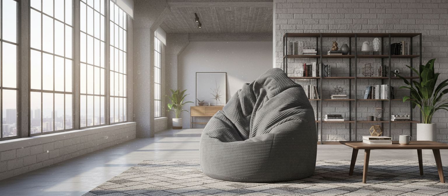 Sitzsack Flumpy Dune XXL anthrazit grossansicht