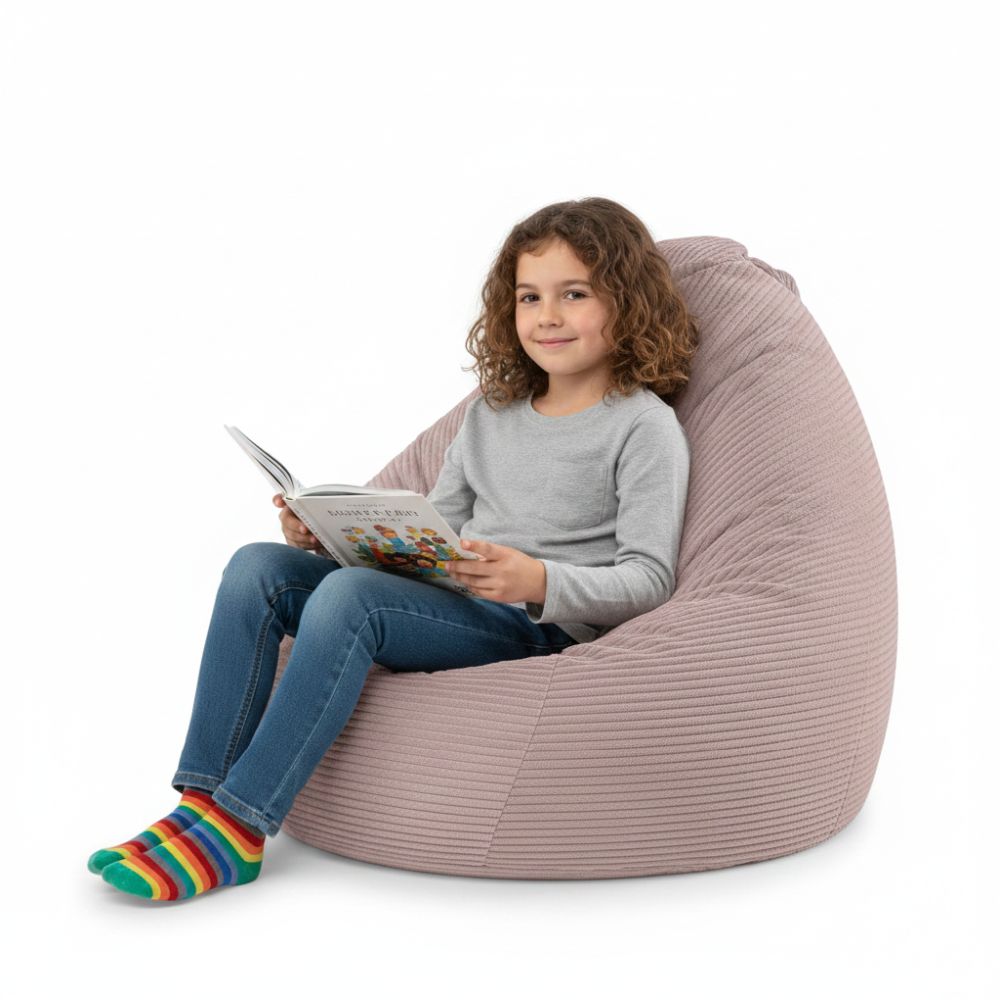 Sitzsack Flumpy L altrose mädchen mit buch