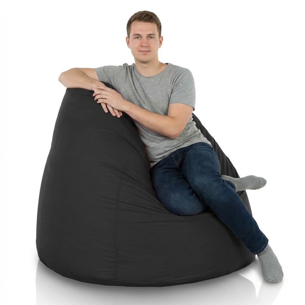 Sitzsack Flumpy Breeze XXL, schwarz