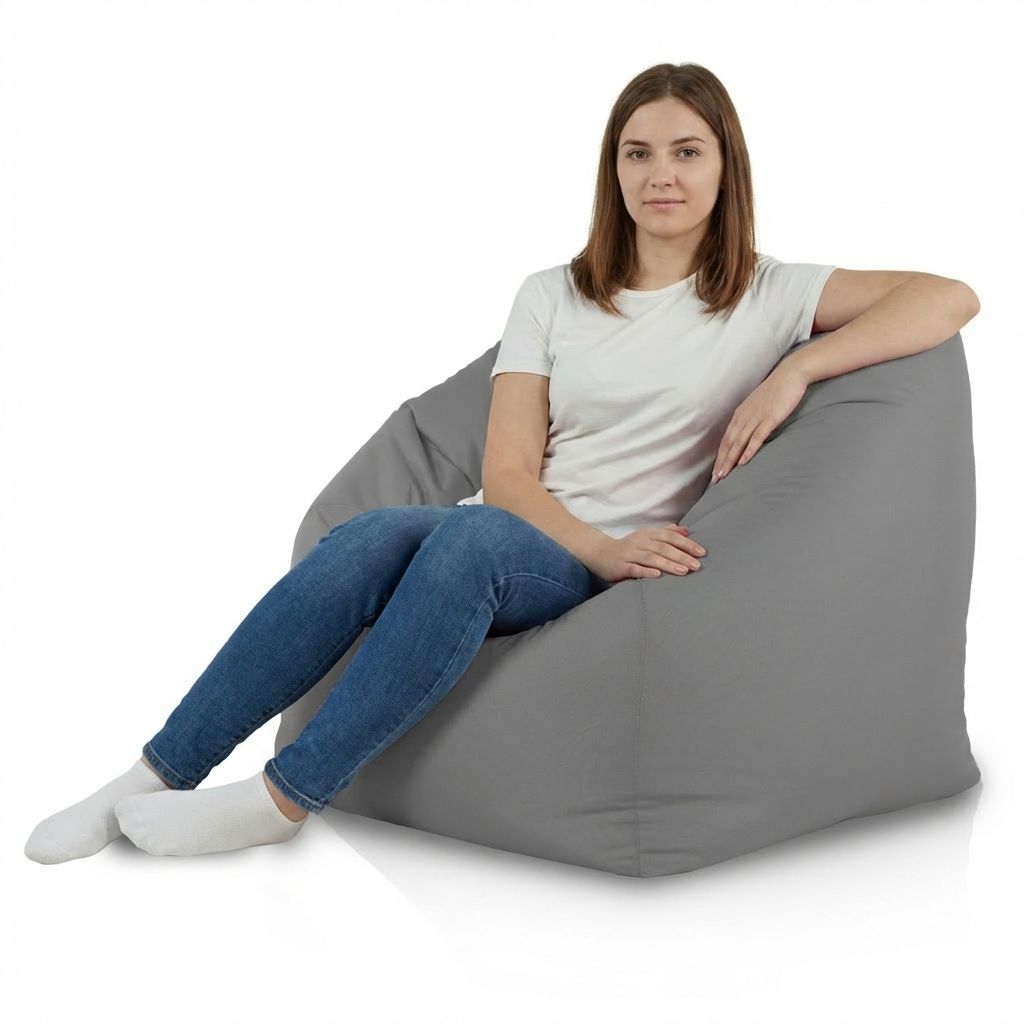 Sitzsack Flumpo Breeze, grau