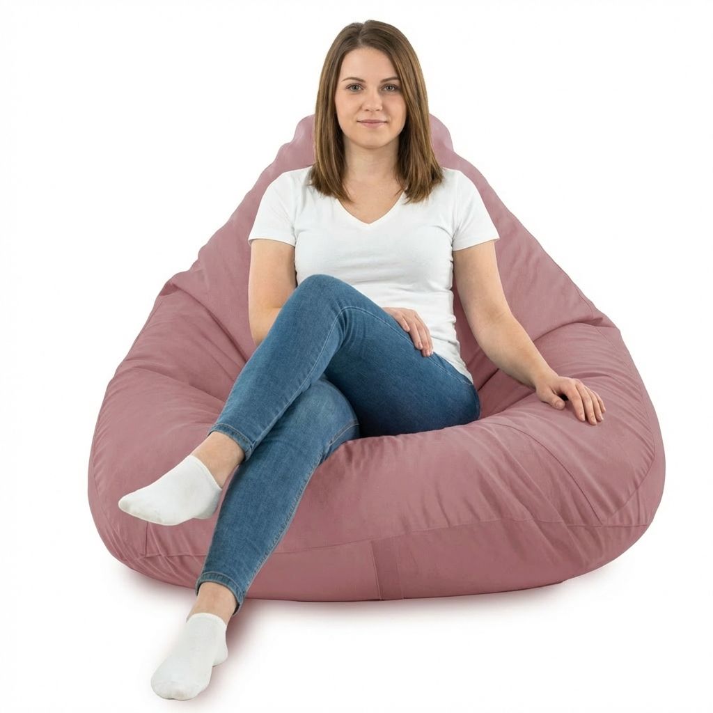 Sitzsack Flumpster Cloud XXL, altrose