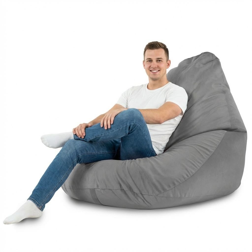 Sitzsack Flumpster Cloud XXL, grau