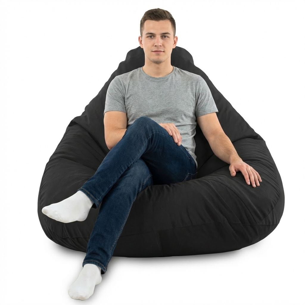 Sitzsack Flumpster Cloud XXL, schwarz