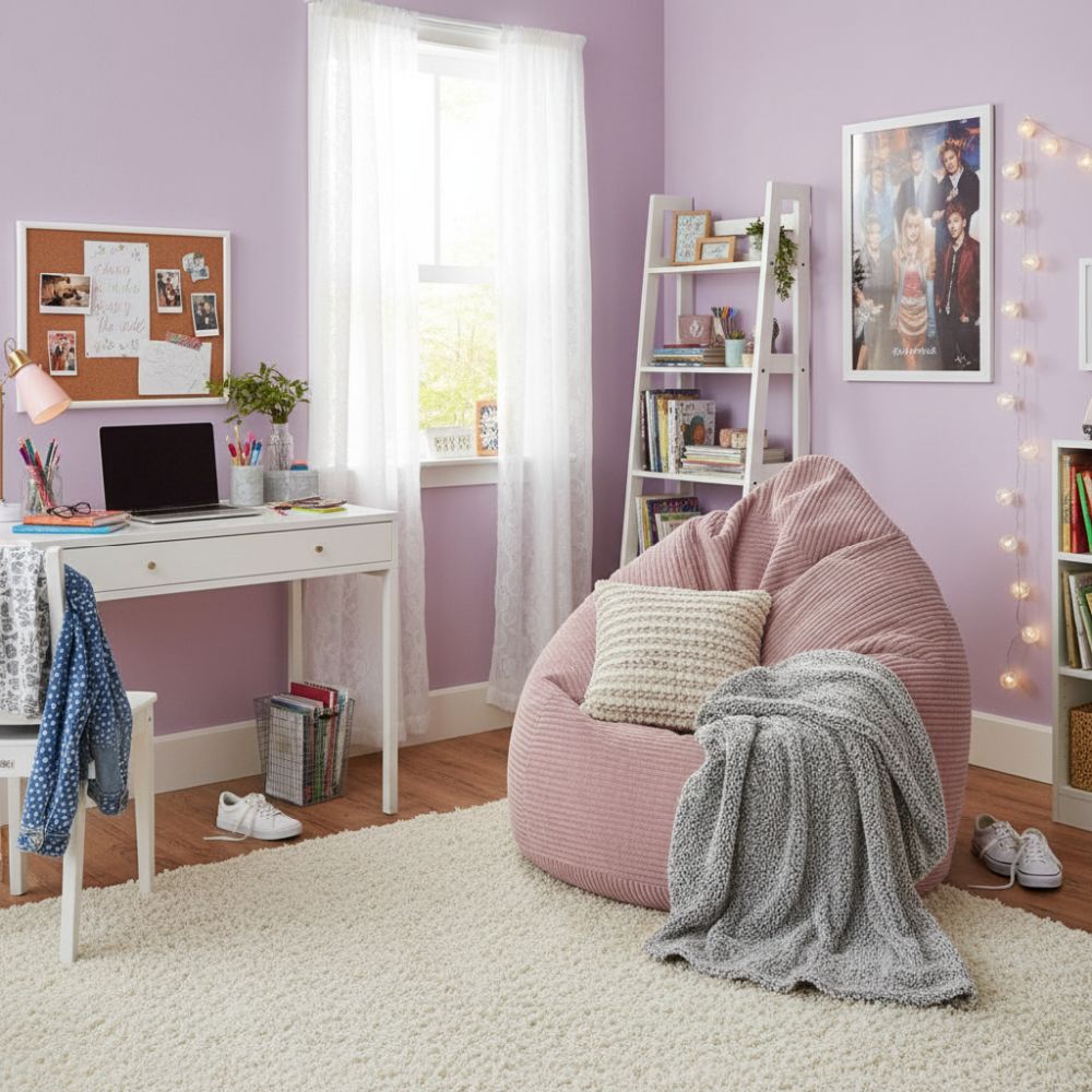 Sitzsack Flumpy Dune XL altrose mädchenzimmer