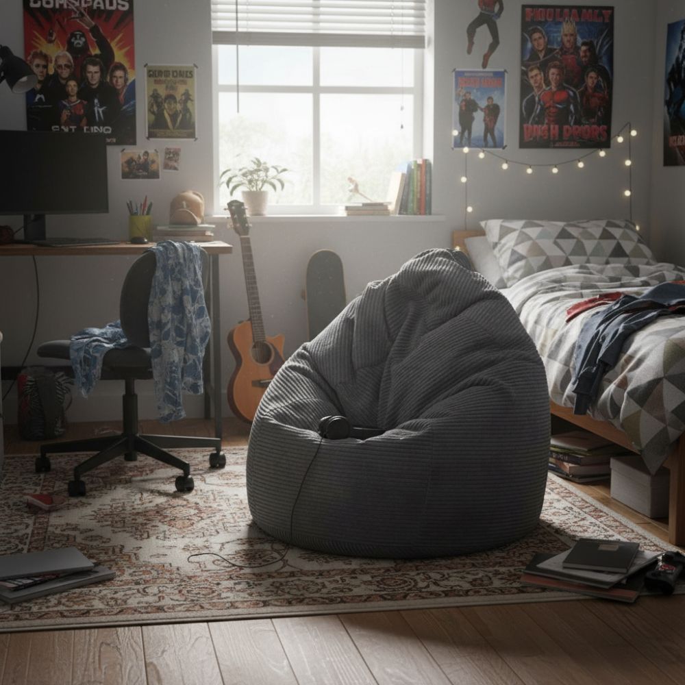 Sitzsack Flumpy Dune XL anthrazit teenagerzimmer gaming