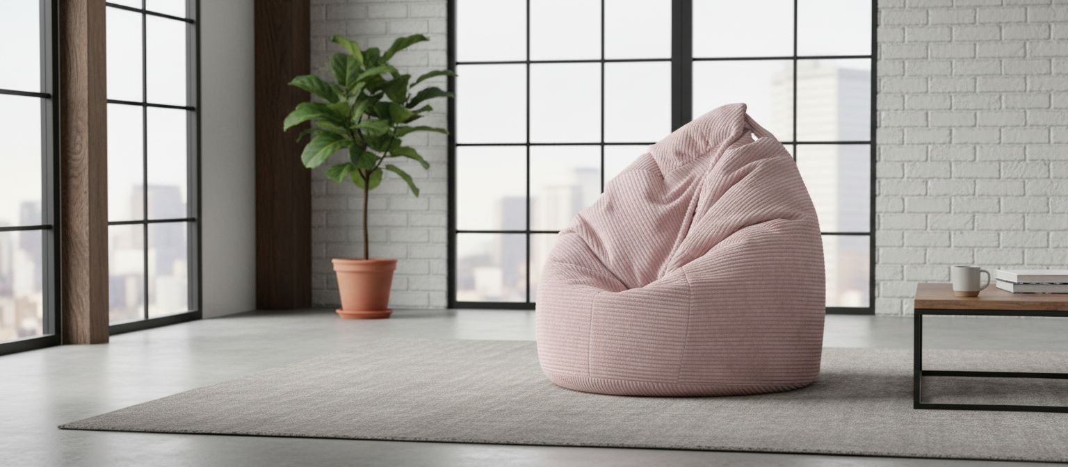 Sitzsack Flumpy Dune XXL altrose grossansicht